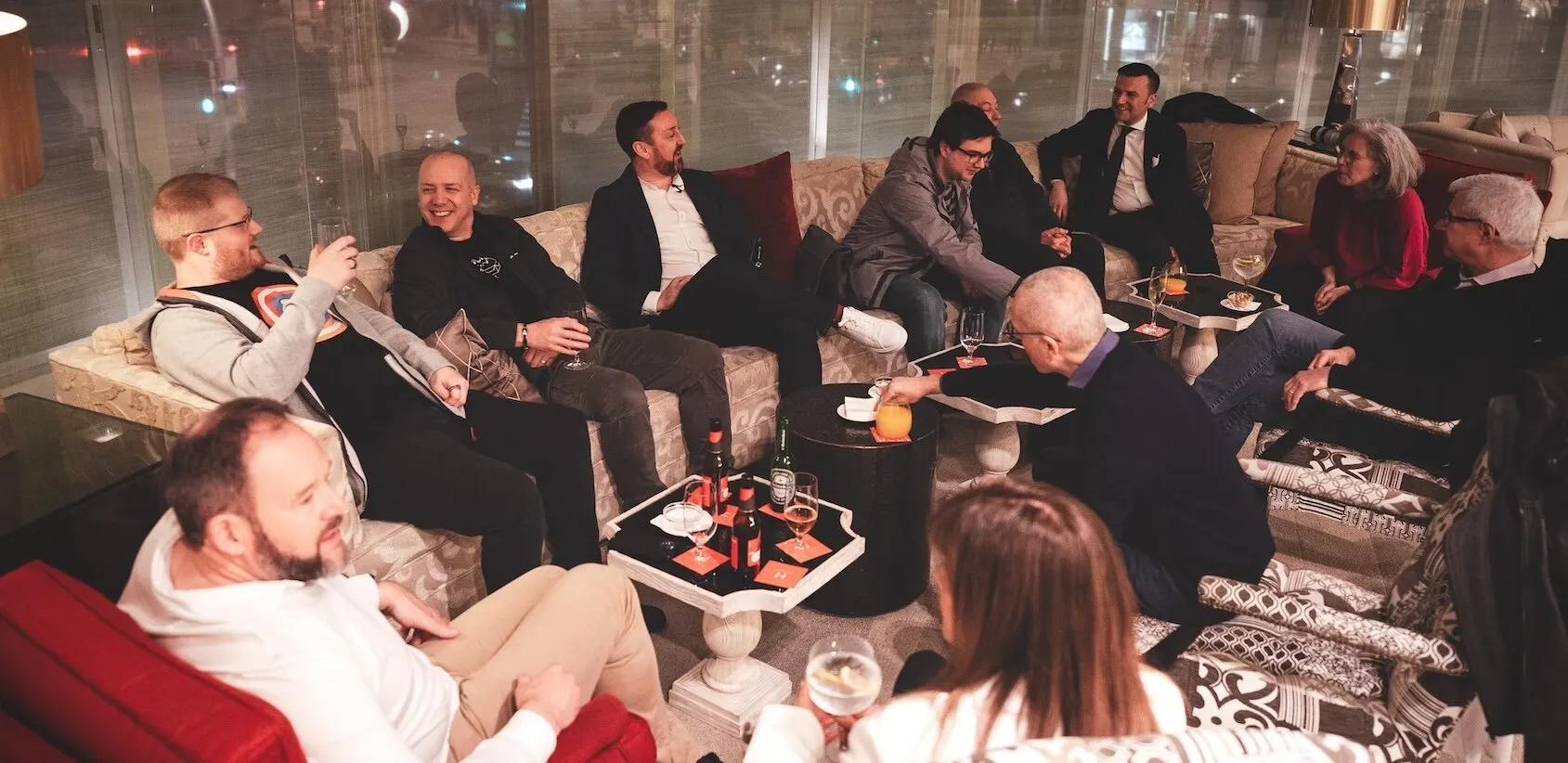 The Logicata team at a company event