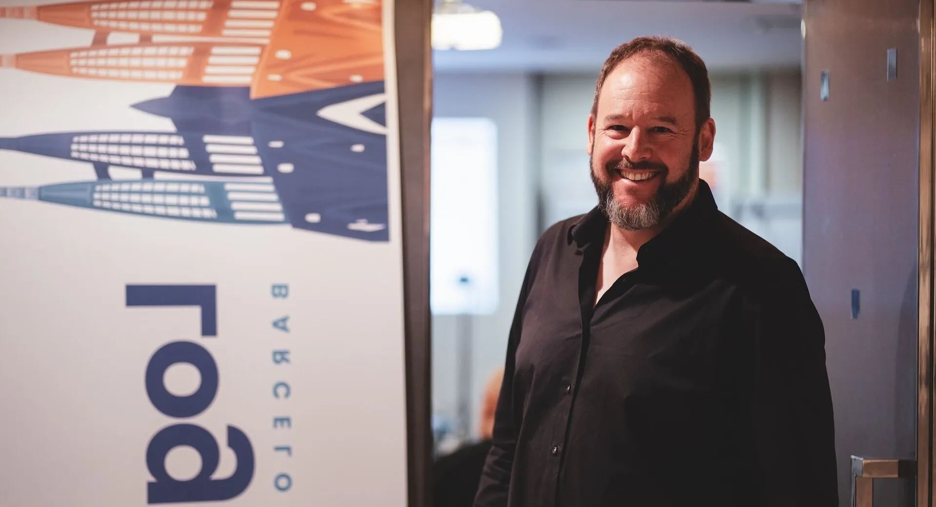 Marc working at a Logicata offsite