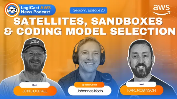 LogiCast AWS News: Amazon Leo, Mechanical Turk's Retirement, Kiro Turns One, and Free AWS Sandboxes