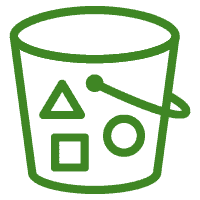 Amazon Simple Storage Service S3_Bucket with Objects light bg