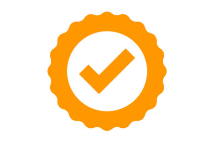Approved certificate medal icon - AWS reliability